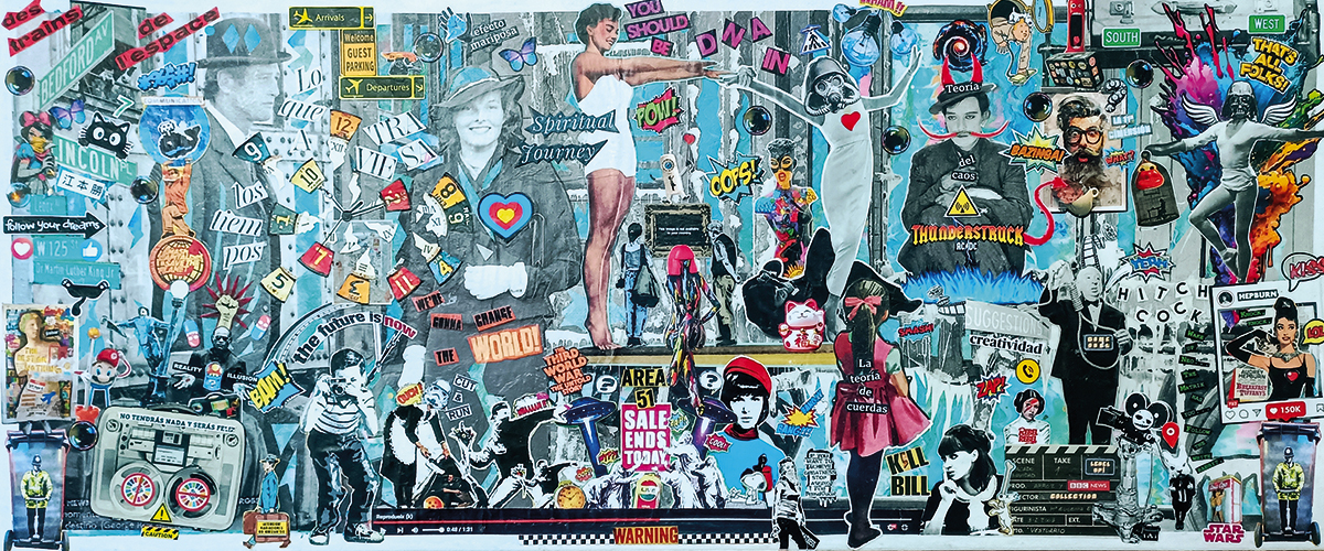 La naturaleza humana en collage